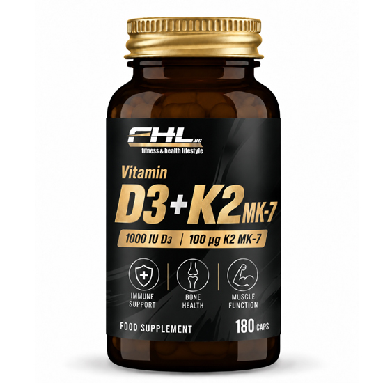 FHL Vitamin D3 1000 IU + K2 MK-7 100 µg 180 caps